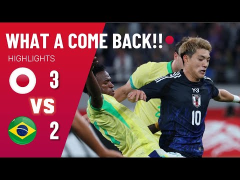 The Greatest come back Japan Vs Brazil (3-2) Highlights