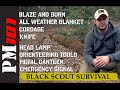 B.A.C.K. H.O.M.E. KIT w/ Black Scout Survival  - Preparedmind101