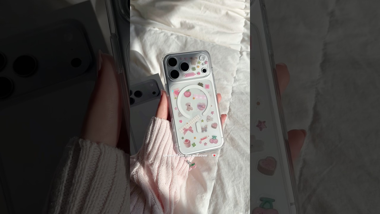 The new iPhone 17 Pro was made for stickers 💌🤤 #iphone17 #iphone17promax #iphonecase #myiphone