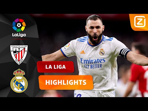 BENZEMA DOET DIT WEER PRACHTIG! ⚽️ | Athletic Bilbao vs Real Madrid | La Liga 2021/22 | Samenvatting