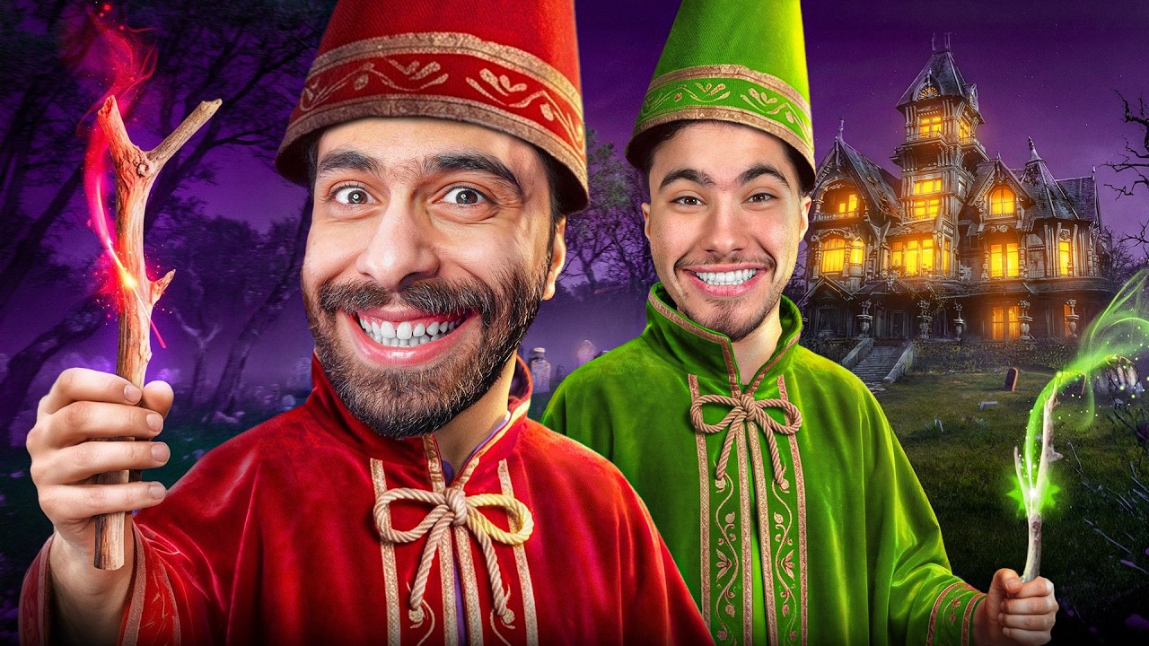 اشتغلت ساحر في قلعة مسكونة لمدة يوم 🧙‍♂️⚡ ( مع بولتكس )