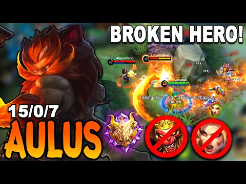 ULTRA BROKEN AULUS! 🔥 Top Global Aulus Best Build and Emblem Ranked Gameplay (Aulus Mobile Legends)