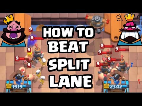 2.6 Hog Cycle Vs Split lane | How to beat Royal recruits and Royal Hog Deck