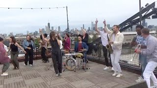 Music video thumbnail preview for Lake Street Dive - “Party On the Roof” (Live From the Road) by Lake Street Dive