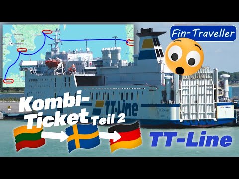 #33 Trelleborg – Rostock TT-Line Tom Sawyer Combo Ticket Part 2  Klaipėda – Rostock