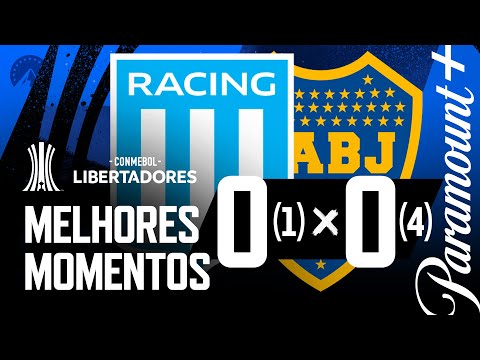 Gols e lances de Racing x Boca Juniors