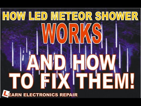 Learn Electronics Repair 16 LED Disco Lights 1