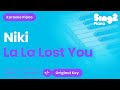 NIKI - La La Lost You (Piano Karaoke)