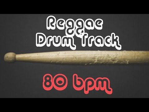 Reggae Drums Track | 80bpm