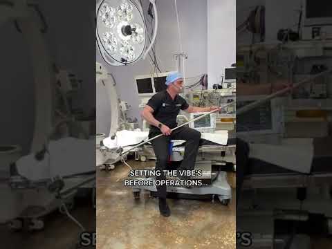 Setting the vibes before operating...