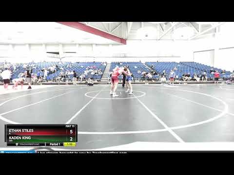 160 Lbs Cons. Round 5 - Ethan Stiles, IL Vs Kaden King, OH Cbdb