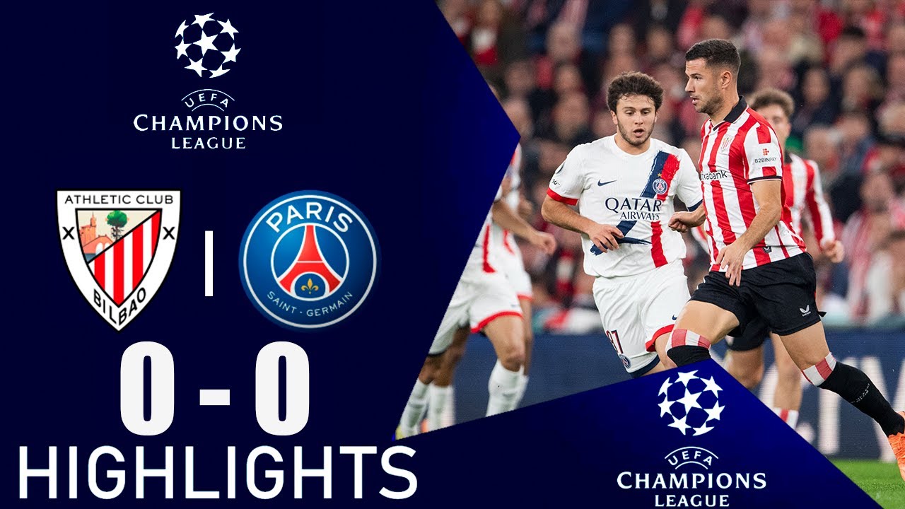 Ath Bilbao vs PSG Match Highlights Season 2025/2026