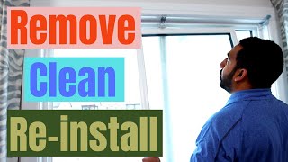 How to easily REMOVE, CLEAN AND RE-INSTALL your inside house windows like a pro
