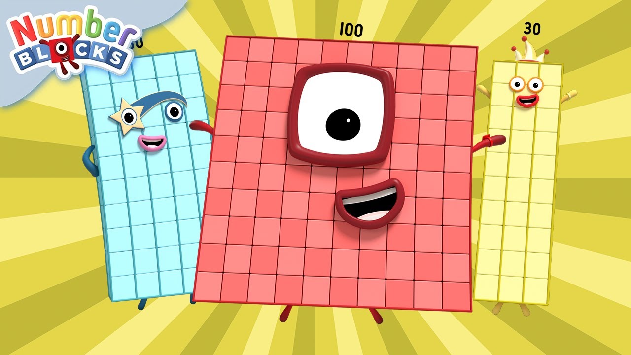Second Grade Math - Learn To Count! | Numberblocks Compilation | 123 -Numbers Cartoon For Kids