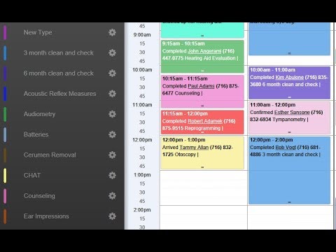 Scheduling - Appointment Types