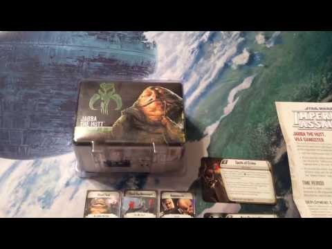 Star Wars Imperial Assault Jabba the Hutt Villain Pack Contents
