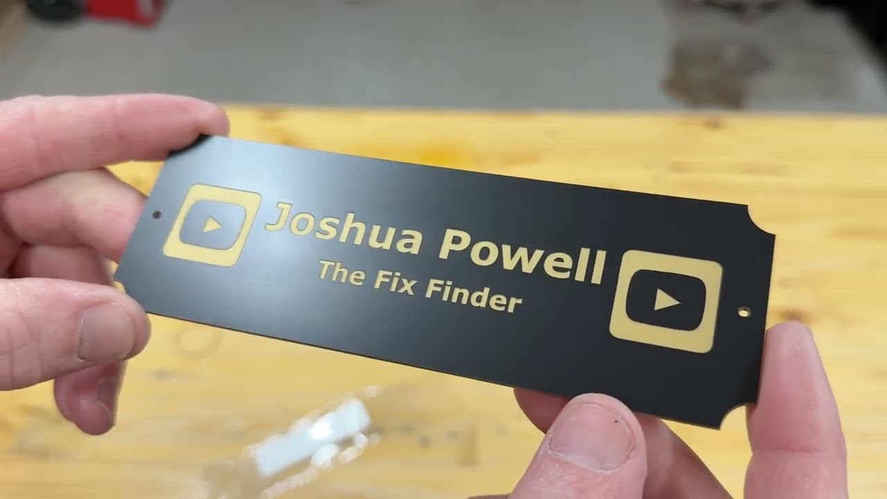 My Sign Center Custom Engraved Name Plate, Personalized Brushed Black/Gold Plaque | Honest Review