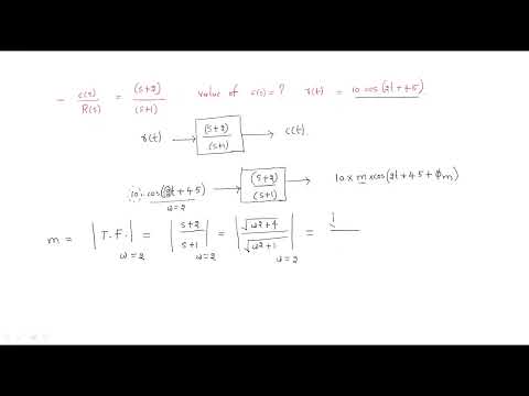 Sinusoidal Response for LTI System | Control Systems | Lec 17