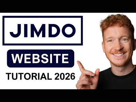 Create a Jimdo website - Tutorial 2026 - Everything you need to know ✅