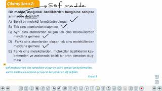 Eğitim Vadisi 9.Sınıf Kimya 3.Föy Kimyanın Sembolik Dili Konu Anlatım Videoları