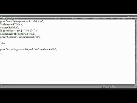 Regular Expressions using perl-Part 1