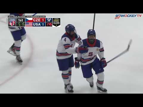 U17 Four Nations Championship Game - Team USA Highlights vs Czechia 8.9.25