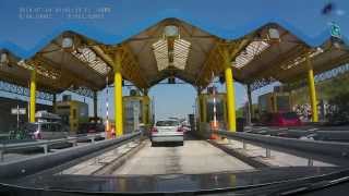 preview picture of video 'DVR #17 Chorwacja - Zjazd z autostrady A1 i płatność na bramkach Zadar 1'