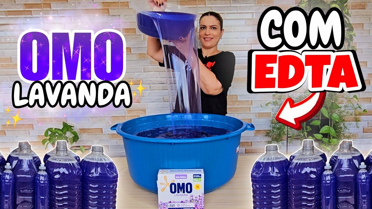 DESCUBRA O SEGREDO DO SABÃO CASEIRO OMO LAVANDA PERFUMADO -TRANSPARENTE-USANDO EDTA CHOCADA 😲