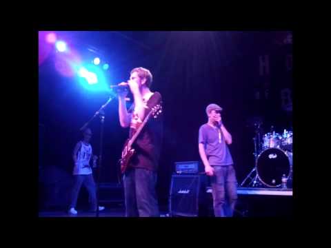 KEVIN NEVER TALKS official video presentation - Live Footage collage