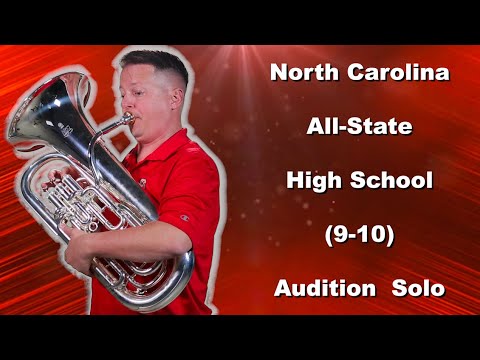 2024/25 NCBA All-State Honor Band High School (9/10) Solo - Euphonium BC (2E)