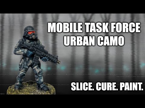 Painting MTF Urban Camo: Secure. Control. Protect. [How I Paint Things]