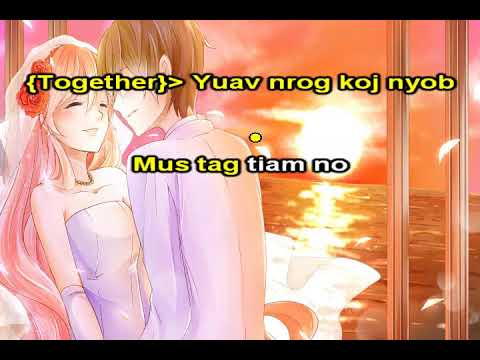 Nplooj Siab Hlub Instrumental + lyrics - Xy Lee ft. Mindy Yang