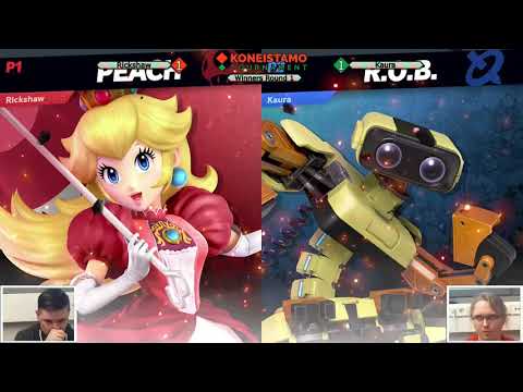 Koneistamo 19 - Ultimate Singles - Winners Round 1 - Rickshaw(Peach) vs Kaura(R.O.B)