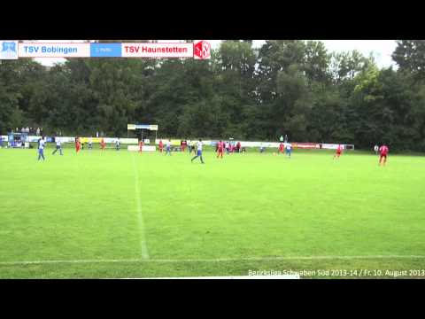 TSV Bobingen vs.  TSV Haunstetten 1. Halbzeit -2013.08.09