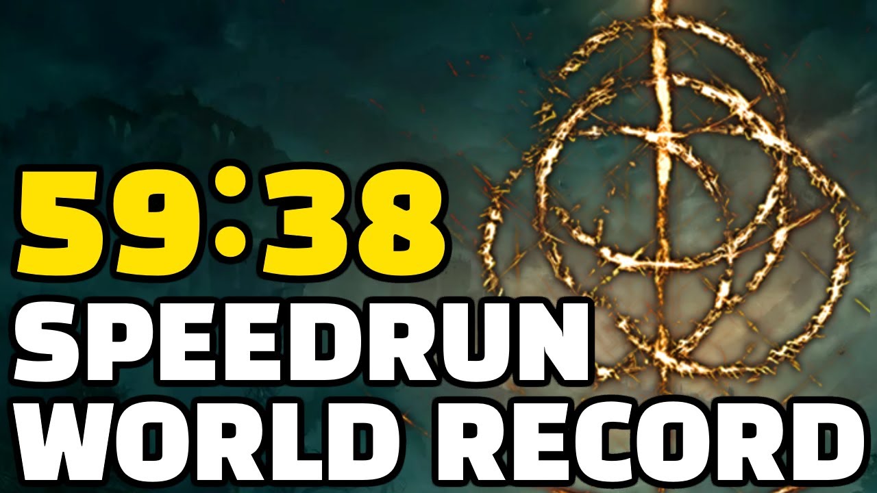 Elden Ring Any% Speedrun in 59:38 (WORLD FIRST SUB HOUR RUN) - YouTube