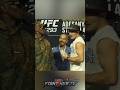 Israel Adesanya STEPS to Sean Strickland during face off at press conference