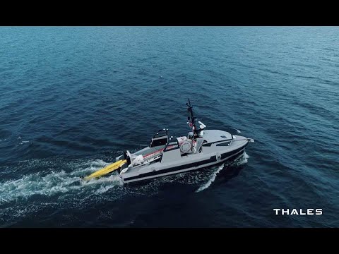 Discover the first unmanned mine warfare system-of-systems - Thales