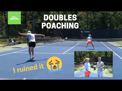 CHALLENGING Doubles Drill (we lost on round 3 💔) - Spinshot Tennis Ball Machine