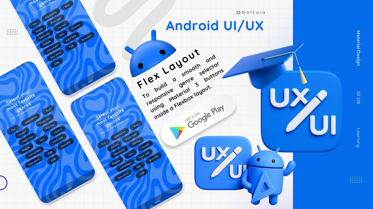 Material 3 & Flexbox Tutorial