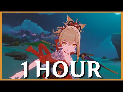 Genshin Impact (Character Demo OST Yoimiya but its Lofi - 1 HOUR ) | KAIRU Lofi Mix