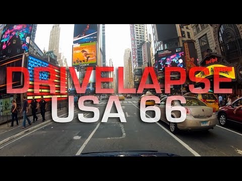 DRIVELAPSE USA 66  - 9,000 Mile Road Trip Across America and Back in 5 Minutes