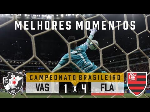 Vasco 1x4 Flamengo - Campeonato Brasileiro 2019 - 15ª Rodada - Melhores Momentos