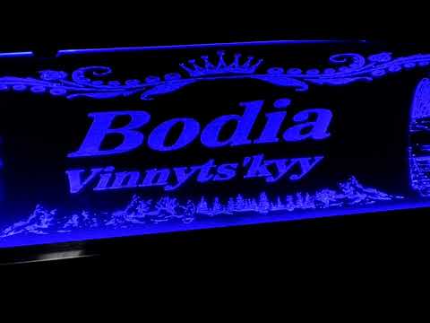 LED табличка для автомобиля с надписью "Bodia Vinnets`kyy" (400*120мм) - фото 2 - id-p2871761521