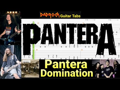 Domination - Pantera - Guitar + Bass TABS Lesson