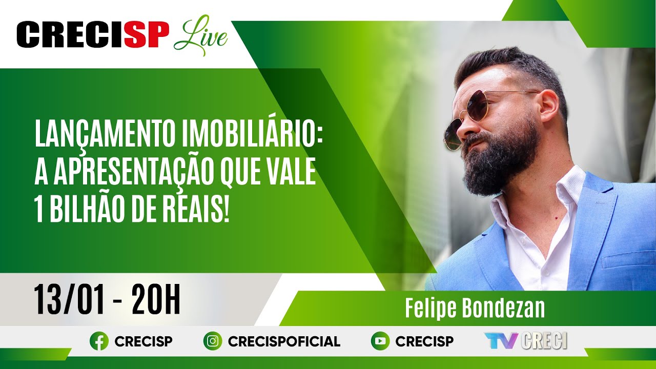 Lançamento Imobiliário: Apresentação que vale 1 bilhão de reais! - Felipe Bondezan