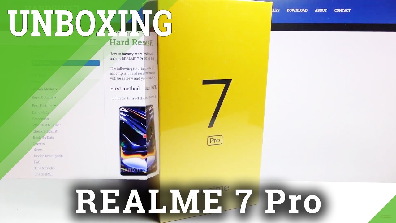Unboxing of REALME 7 Pro – What you can find in the box?