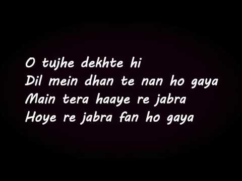 Jabra Fan Lyrics | Fan Movie Song | Shah Rukh Khan