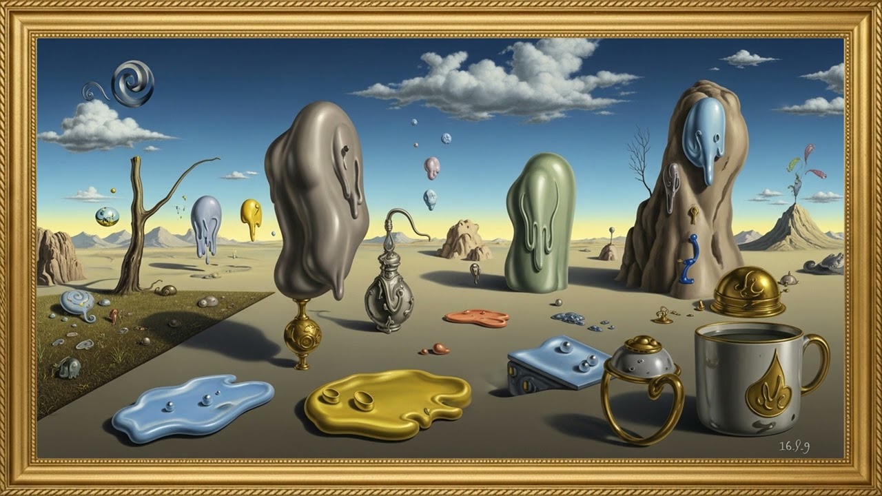 Salvador Dalí – Surreal Dreamscape  Surrealism 4K Wallpaper  Timeless Visionary Masterpiece