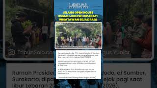 Jokowi Belum Tiba, Rumah di Solo Sudah Dipadati Warga sejak Pagi Jelang Open House Lebaran 2026