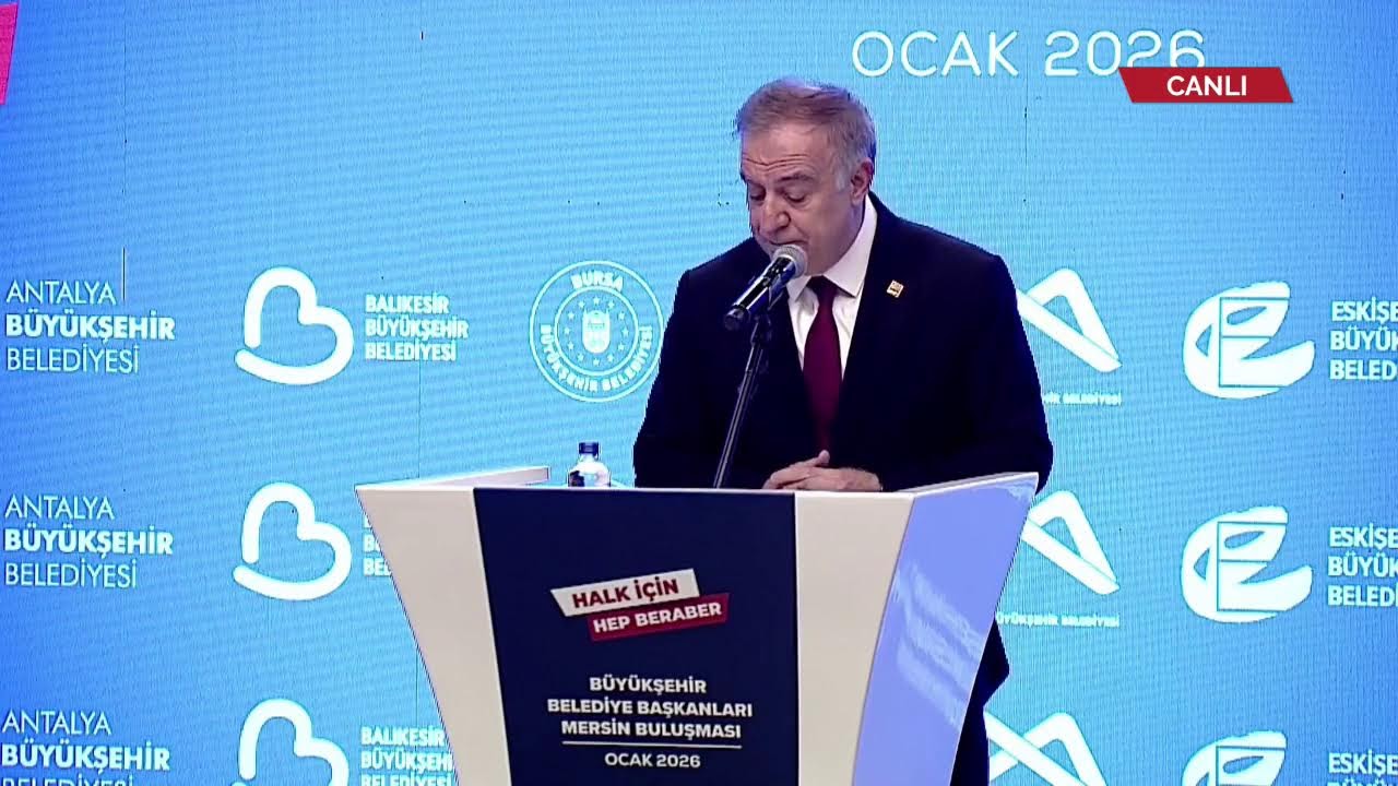 Büyükşehir Belediye Başkanları Mersin Buluşması | #Canlı